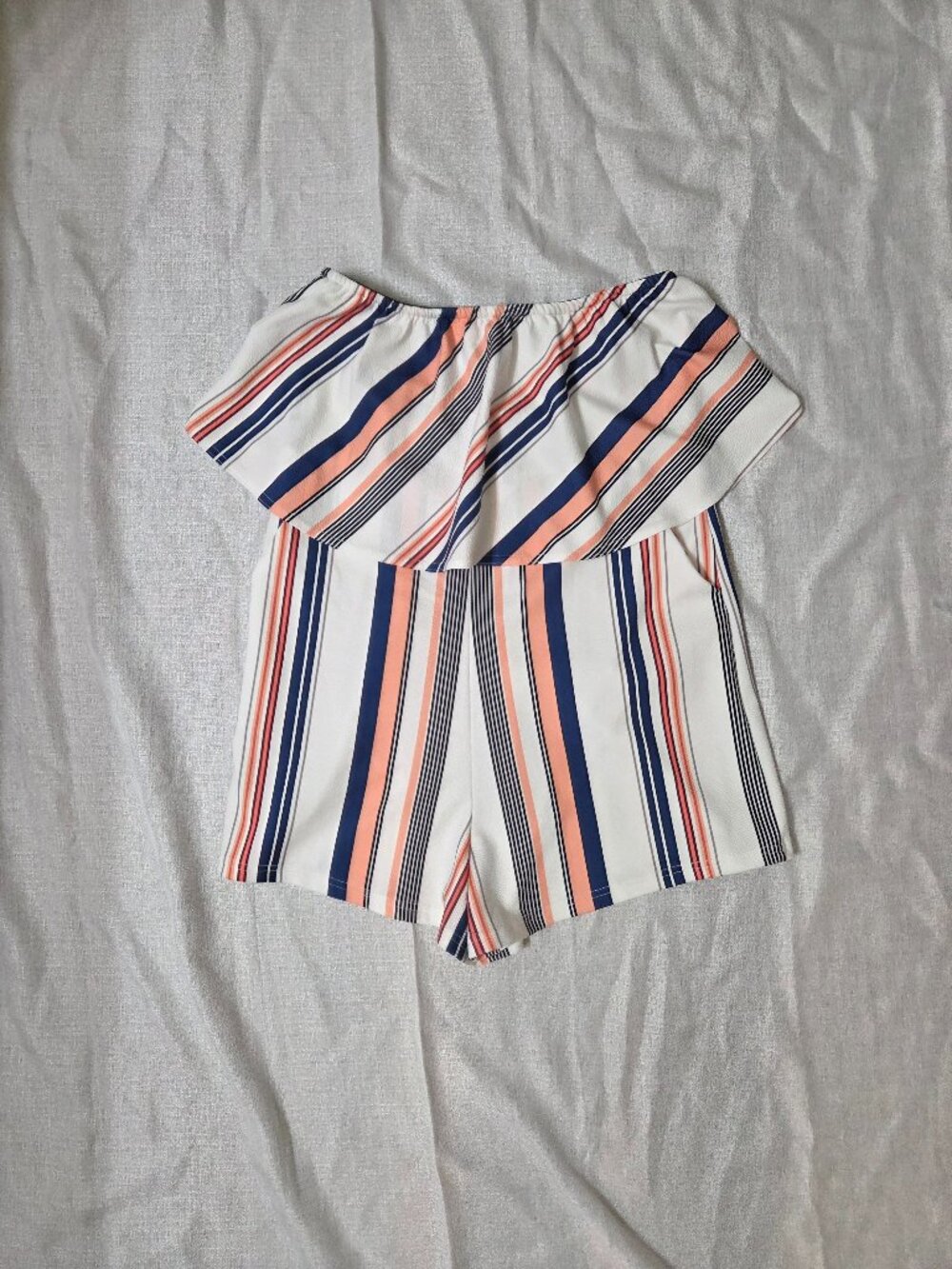 Stripped Romper